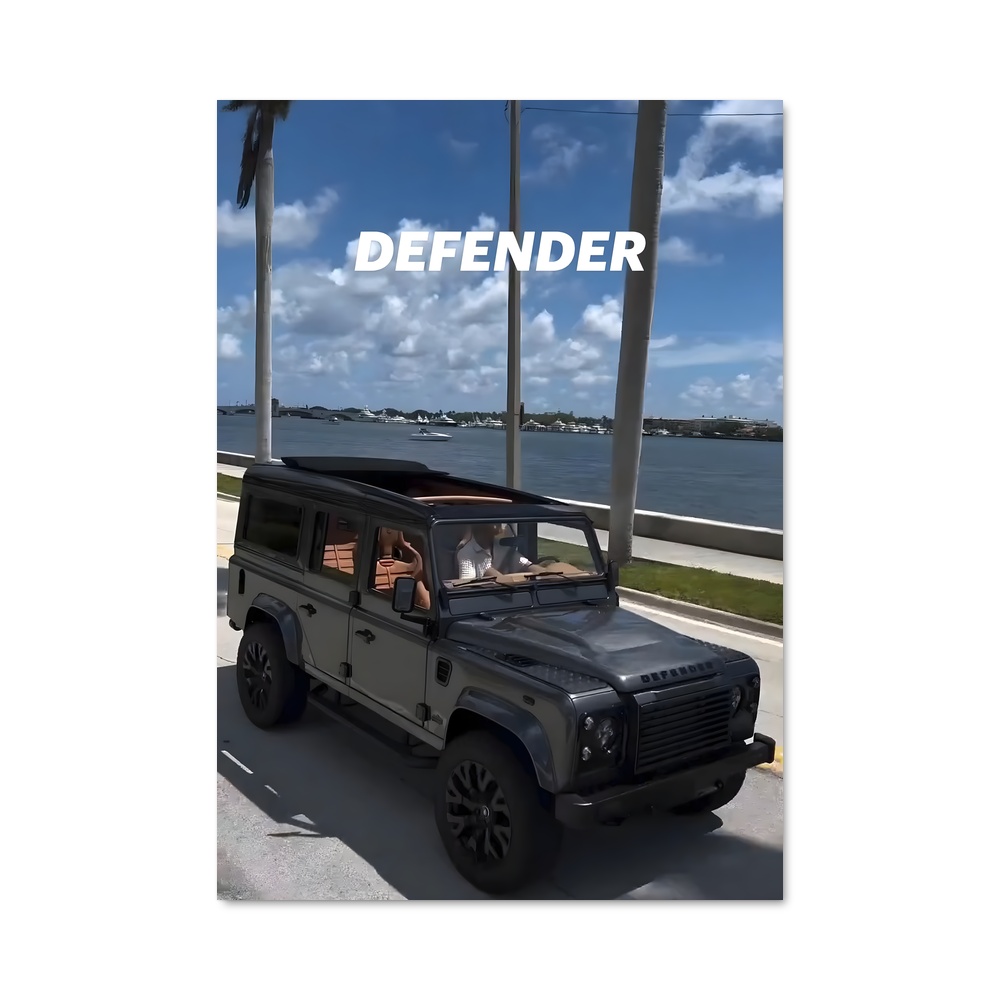 Poster Land rover